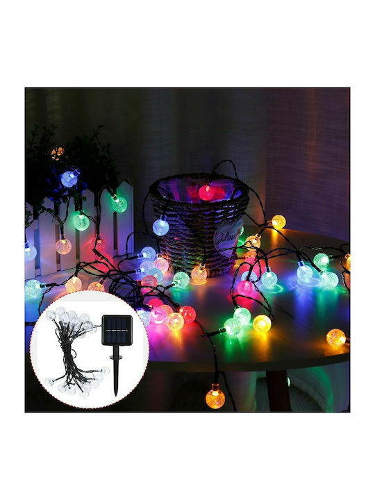 30 Λαμπάκια LED 4.25μ. RGB Μπαταρίας σε Σειρά