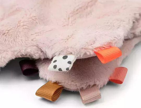 Done by Deer Pacifiers Accessories Ribbon Wally with Animals made of Fabric Pink