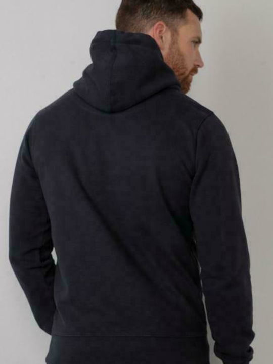 Petrol Industries Herren Sweatshirt mit Kapuze und Taschen Navy