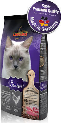 Leonardo Adult Senior Trockenfutter für erwachsene Katzen mit Geflügel 2kg