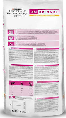 Purina Pro Plan Veterinary Diets UR Urinary Trockenfutter für erwachsene Katzen mit empfindlichem Harnsystem mit Huhn 1.5kg