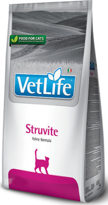 Farmina Vet Life Struvite Dry Food for Adult Cats with Sensitive Urinary System with Corn / Chicken 2kg