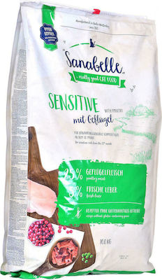 Bosch Petfood Concepts Sanabelle Sensitive Dry Food for Adult Cats with Sensitive Digestive System with Poultry 10kg