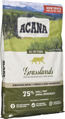 Acana Grasslands Hrană Uscată pentru Pisici cu Pui / Rață / Ficat 4.5kg