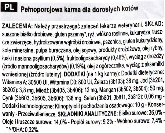 Royal Canin Veterinary Gastrointestinal Hairball Trockenfutter für erwachsene Katzen mit empfindlichem Magen-Darm-Trakt mit Geflügel 4kg