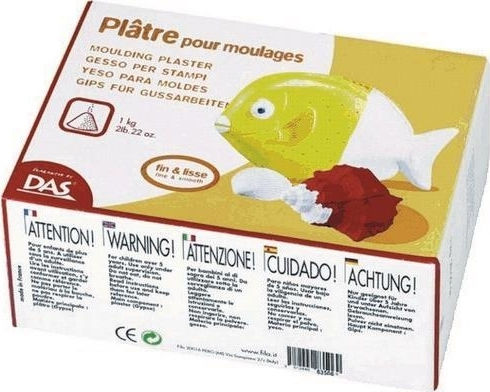 DAS Ipsos de artizanat 1kg în White Culoare