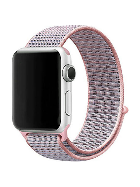 Wiwu Nylon Λουράκι Υφασμάτινο Powder Sand (Apple Watch 42/44/45mm)