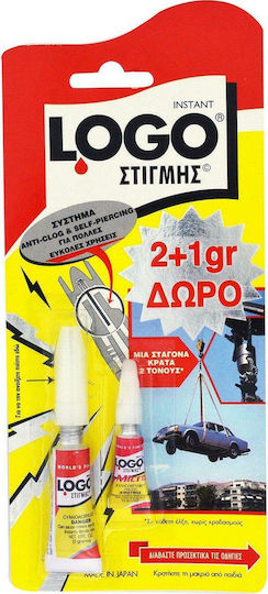 Logo Υγρή Κόλλα Στιγμής 2gr 2τμχ