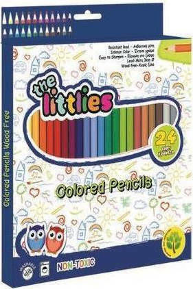 The Littlies Ξυλομπογιές Σετ 12 χρώματα