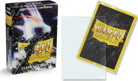 Dragon Shield Japanese Art Classic Card Sleeves Japanese Size 60τμχ Clear