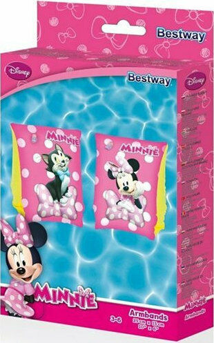 Bestway Schwimmflügel aus Vinyl 3-6 Jahre Minnie 25x15cm. Rosa