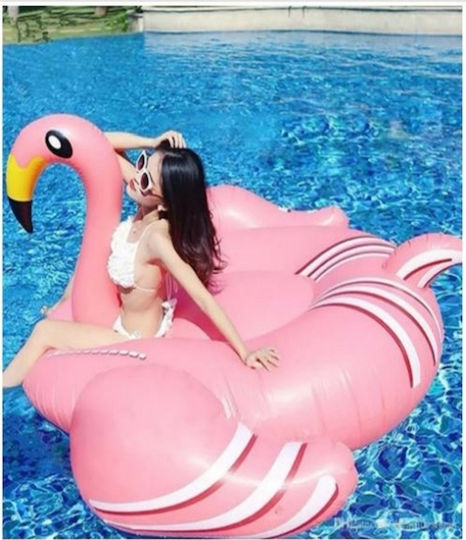 Factory Φουσκωτό Ride On Θαλάσσης Flamingo Ροζ