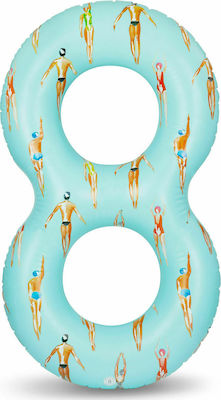 Nice Fleet XL Stinson Inflatable Floating Ring for 2 Persons Turquoise 190cm