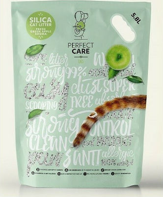 Perfect Care Silica Κρυσταλλική Άμμος Γάτας Green Apple 5.8lt