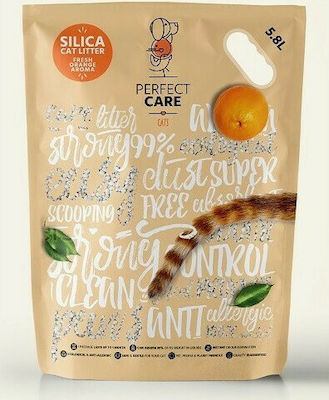 Perfect Care Silica Κρυσταλλική Άμμος Γάτας Πορτοκάλι 5.8lt