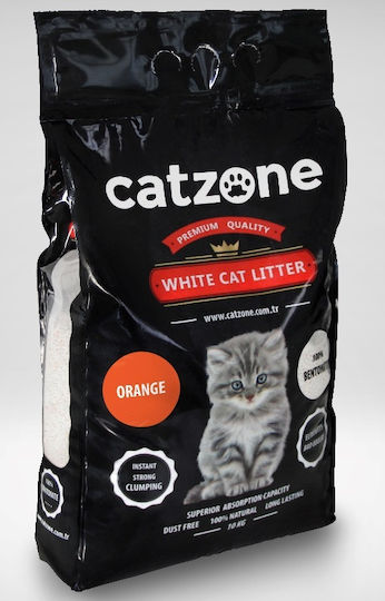 Catzone White Cat Litter Bentonite Cat Litter with Scent Lavender 5kg
