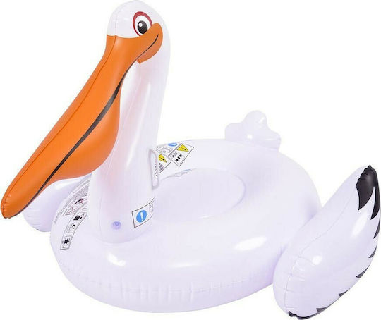 Jilong Aufblasbares Ride On für den Meer mit Griffen Weiß 128x115cm