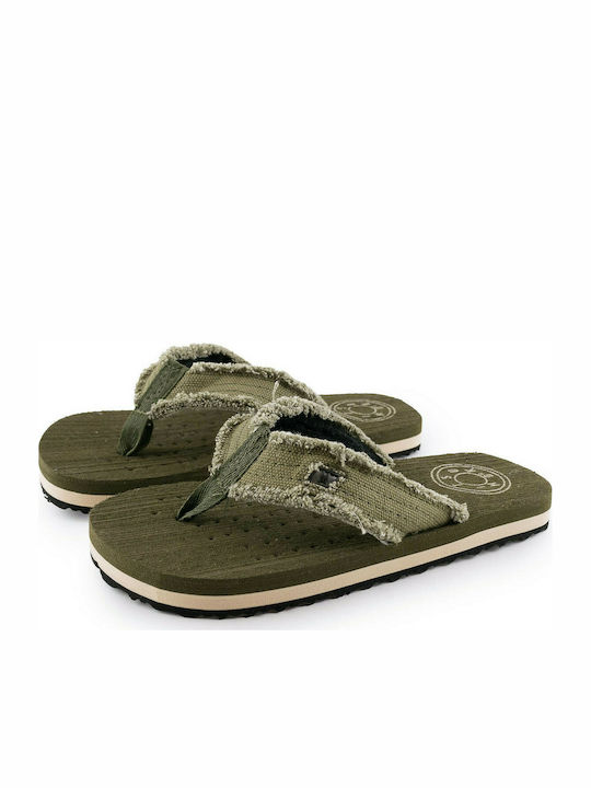 Mitsuko Kids' Flip Flops Khaki