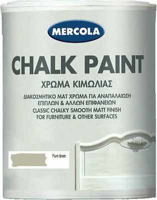 Mercola Chalk Paint Effect Χρώμα Κιμωλίας Pure Linen Μπεζ 750ml