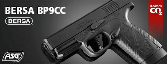 Asg Аеропистолет CO2 Bersa BP9CC 4.5мм
