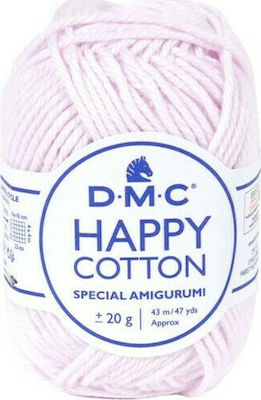 DMC Fir de tricotat Bumbac Happy Cotton 392 766 Πούδρας 43μ. 43m 20gr