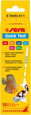 Sera Aquarium Water Test Quick Test Aquarium 50pcs