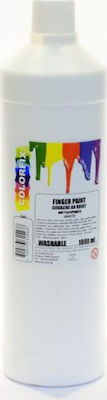 Colorfix Fingerpaint Δακτυλομπογιά Λευκή 1000ml