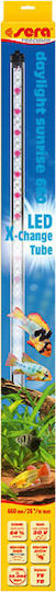 Sera Daylight Sunrise Φωτιστικό Ενυδρείου με Λάμπα Led X-Change Tube Daylight Sunrise 660mm με Ροζ Φως 16W