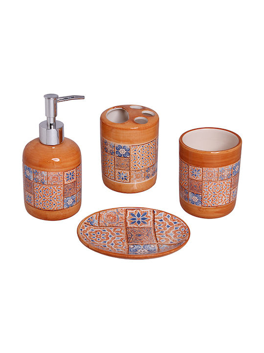 Etoile PT-652 Сет Аксесоари за Баня Стъкло Многоцветен 3бр