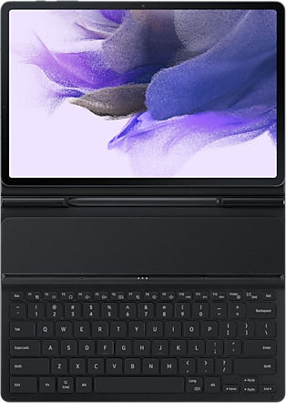 Samsung Flip Cover Cu Tastatură În Engleză SUA Neagră Galaxy Tab S7 FE