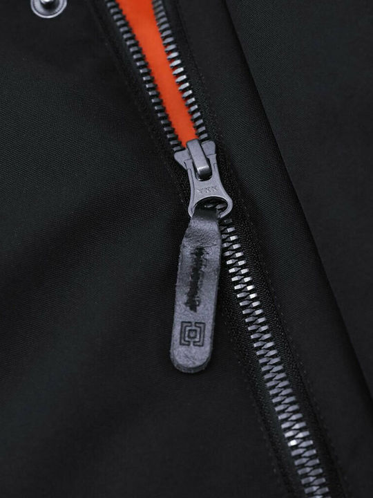 Griffen Winter Jacke Parka Wasserdicht Schwarz