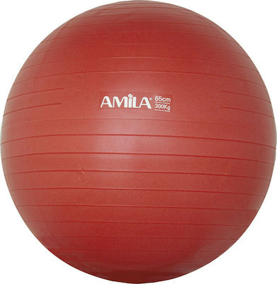 Amila Pilates Ball 65cm 2kg Red Bulk