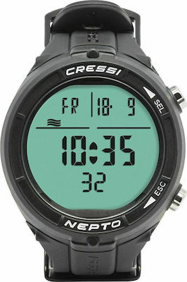 CressiSub Ρολόι Κατάδυσης Nepto Black