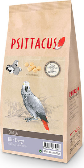 Psittacus High Energy Formula Pellet Food for Large Parrots for Medium 800gr