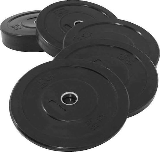 Optimum Set of Plates Olympic Type Rubber 1 x 5kg Φ50mm