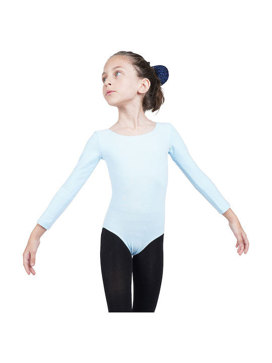 Godance Leotard 9992 Kids Bodysuit Μακρυμάνικο Light Blue