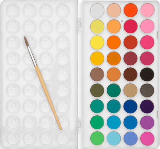 Ooly Watercolor Paint Pods & Brush Σετ Νερομπογιές Πολύχρωμες με Πινέλο 36τμχ