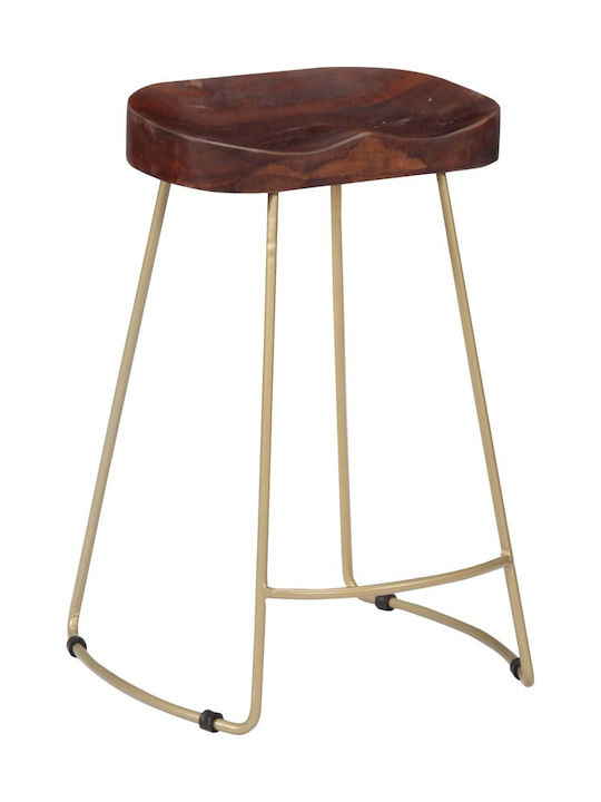 Stool Bar Wooden Gavin Coffee 2pcs 45x40x62cm
