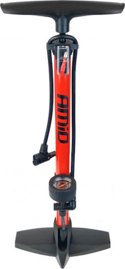 AMiO 17372 Pump Air Pump Hand with Manometer 11bar 160psi