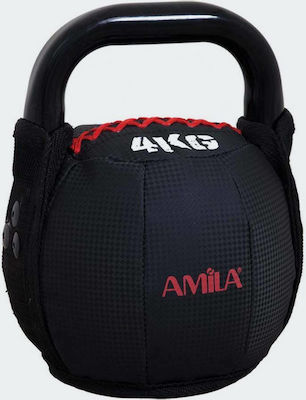 Amila Black PVC Kettlebell 4kg