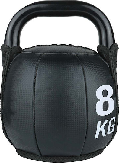 AMILA Gray PVC Kettlebell 8kg