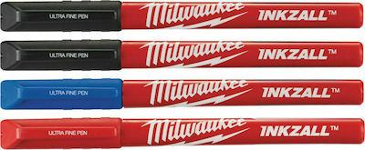 Milwaukee Inkzall Permanent Markers Multicolour 4pcs