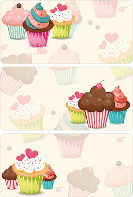 Herma Notebook Labels Cupcakes 9pcs