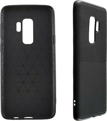 Idol 1991 Carbon TPU Coperta din spate Silicon Negru (Galaxy S9) 8209512