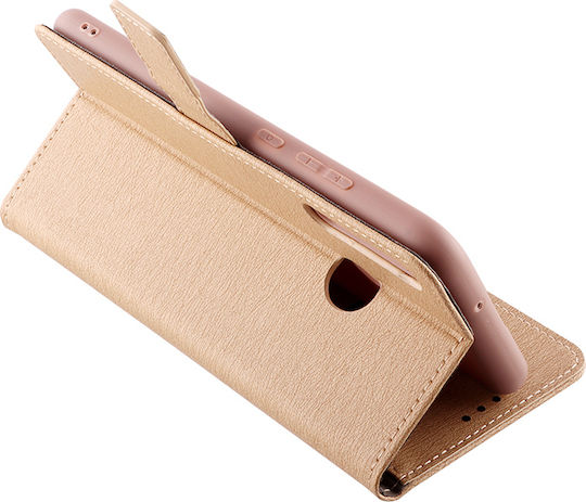 Volte-Tel Allure Magnet Wallet Δερματίνης Χρυσό (Huawei P40 Lite E)