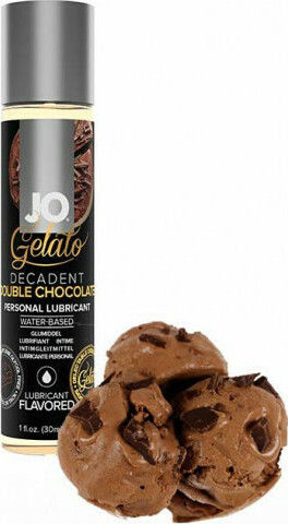System Jo Gelato Lubrifiant pe Bază de Apă Ciocolată Dublă 30 ml
