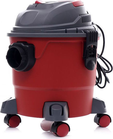 Kraft & Dele Σκούπα Υγρών / Στερεών 1200W με Πλαστικό Κάδο 20lt