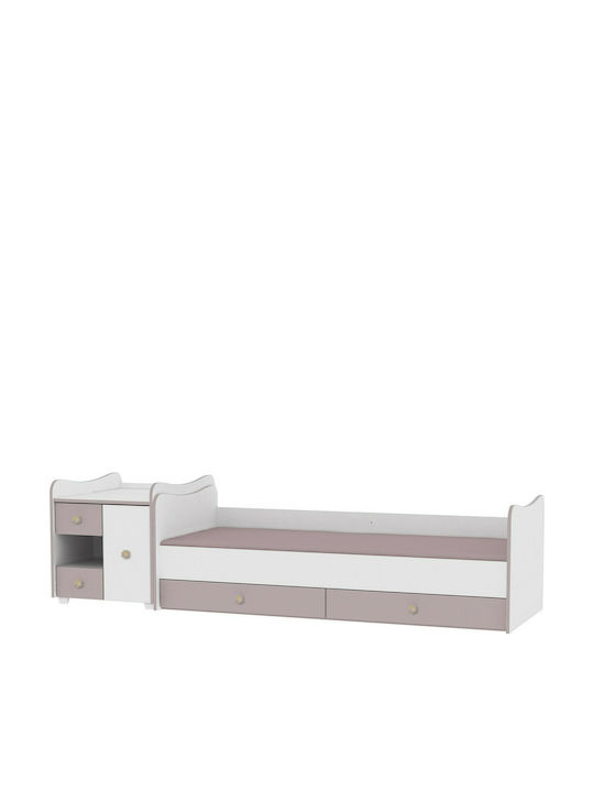 Lorelli Κούνια Πολυμορφική Minimax White & Amber για Στρώμα 60x120cm