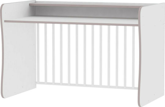 Lorelli Κούνια Minimax White/Amber με Συρτάρι