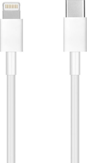 USB-C to Lightning Cable 18W White 1m